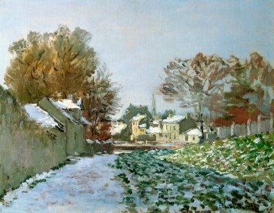 Neve ad Argenteuil, 1874 da Claude Monet